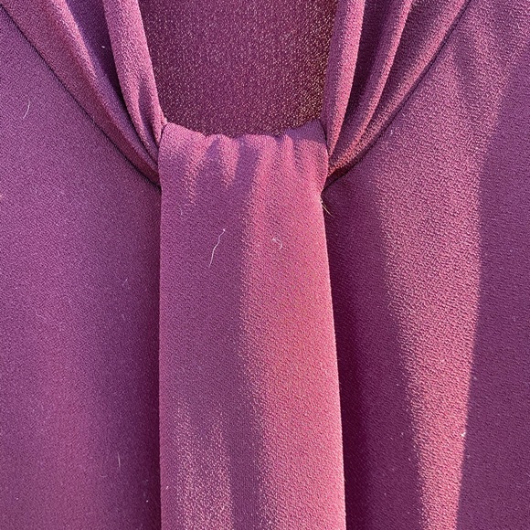 Chico’s Maroon Sleeveless Shell - Picture 3 of 4